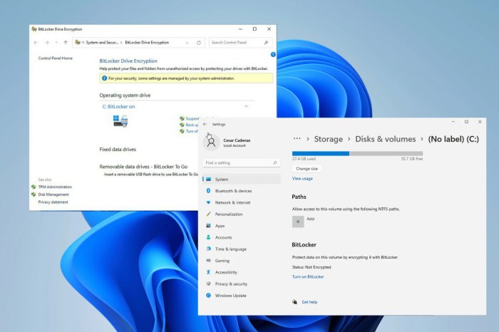 Windows 11 bitlocker encryption bypassed