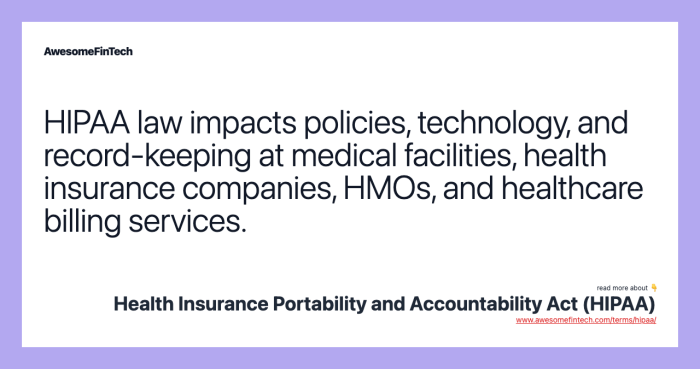 Hipaa security rule