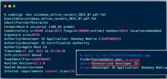 Banshee malware targets macos