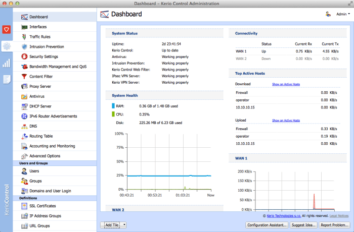 Kerio control firewall vulnerability