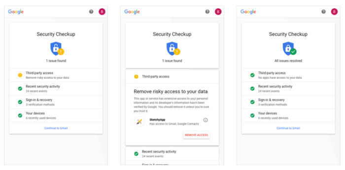 Google oauth vulnerability