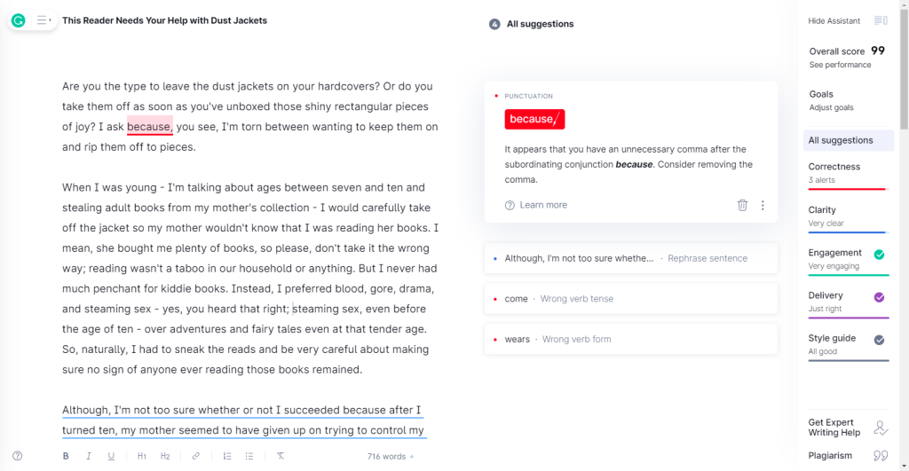 Boost Your Efficiency with Grammarly Writing Tool