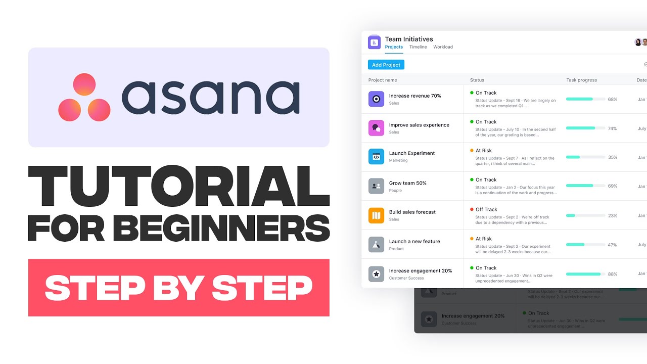 Step-by-Step Tutorial to Master Asana Projects